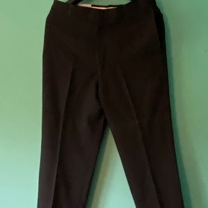 Haggar Men's Casual Dress Stretch Gab Slacks in Black Adult Size 32x32 NWT